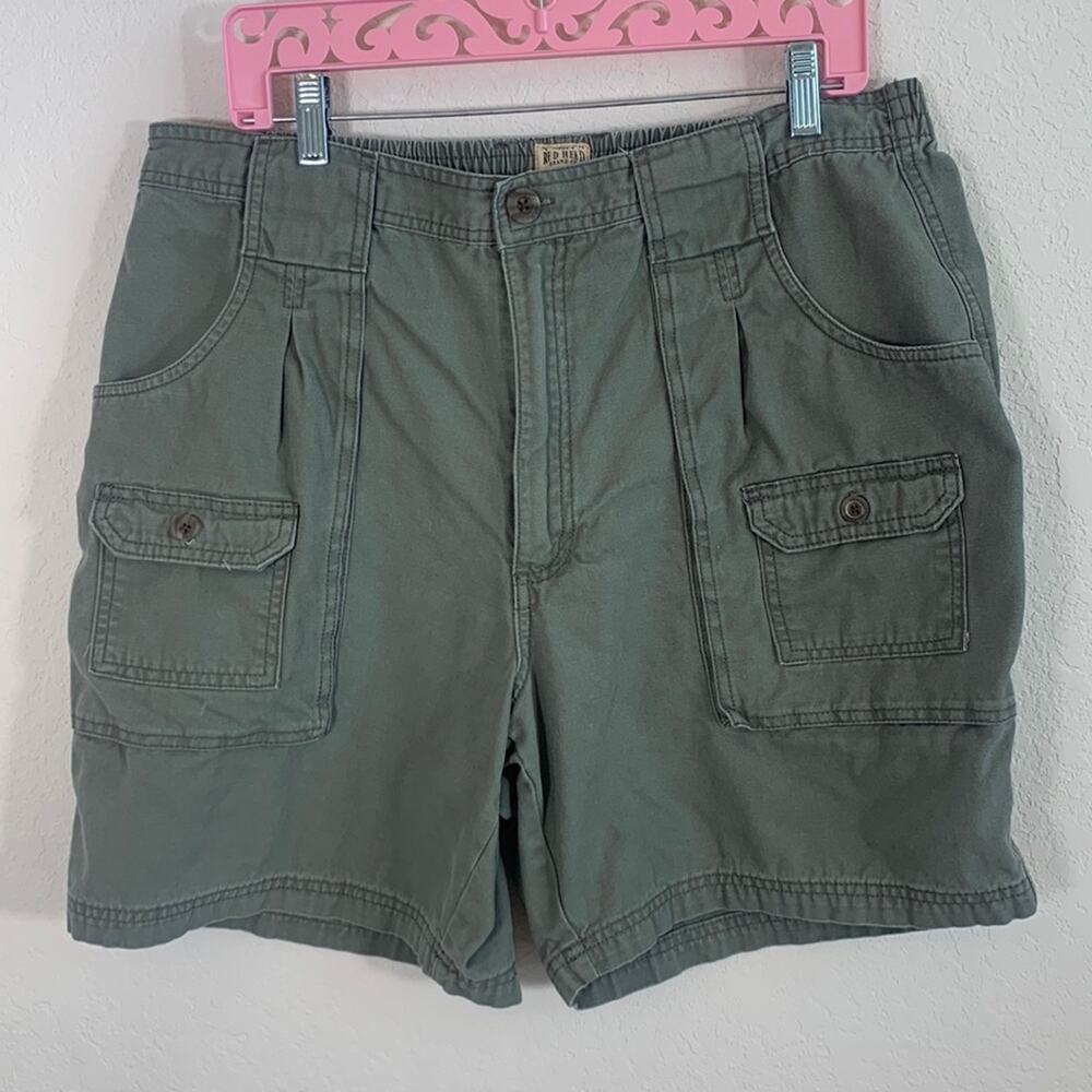 Red Head Green Cargo Shorts 7" Inseam Mens 38